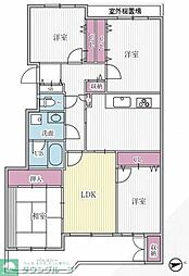 T’s garden横浜反町 4階4LDKの間取り
