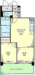 アートパレス 2LDKの間取図画像