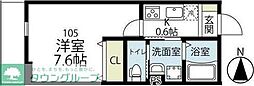 メゾン獅子ケ谷 1Kの間取図画像