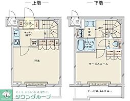 ルーブル川崎鷺沼 1SKの間取図画像