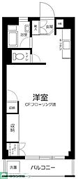 オーク菊名マンション ワンルームの間取図画像