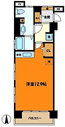 日吉第七コーポH棟 ワンルームの間取図画像