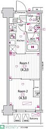 ガーラ雑色グランドステージ 2Kの間取図画像