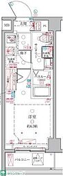 CREVISTA横浜綱島 1Kの間取図画像