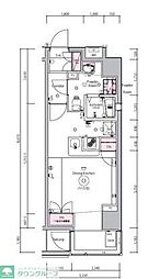 NIKKEIMARKS ワンルームの間取図画像