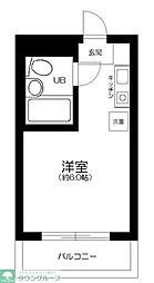 ピアレス上池袋 ワンルームの間取図画像