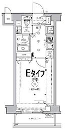 リアレスト池袋 1Kの間取図画像