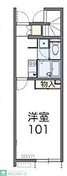 レオネクスト双葉 1階1Kの間取り