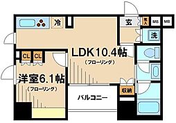 コンフォリア池袋ＤＥＵＸ 7階1LDKの間取り