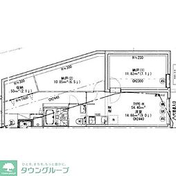 SOLASIAresidence上板橋 3階ワンルームの間取り