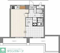 PATH駒込 4階1Kの間取り