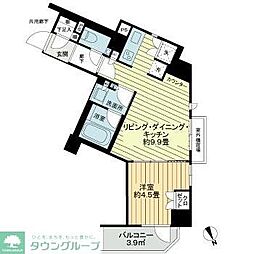 東京メトロ丸ノ内線 新大塚駅 徒歩5分の賃貸マンション 2階1LDKの間取り