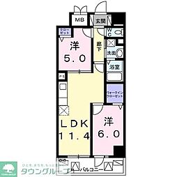 Ｇｒａｎ　Ｆｅｌｉｃｉａ 3階2LDKの間取り