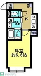 ＮＯＺＯＭＩＯ目白 1階1Kの間取り