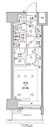 クレイシア板橋本町 1Kの間取図画像