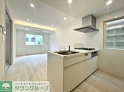 東急池上線 旗の台駅 徒歩5分の賃貸アパート 1階1LDKのリビング/ダイニング