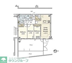 間取図画像 3LDK
