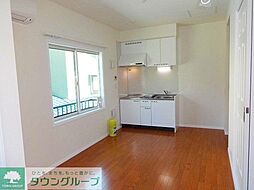 東急池上線 長原駅 徒歩4分の賃貸アパート 2階ワンルームのリビング/ダイニング