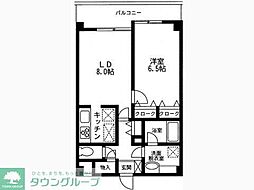 JR京浜東北・根岸線 蒲田駅 徒歩10分の賃貸マンション 7階1LDKの間取り