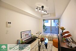 JR山手線 五反田駅 徒歩10分の賃貸マンション 4階1Kのリビング/ダイニング