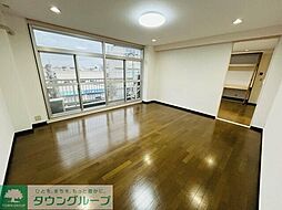 東急大井町線 尾山台駅 徒歩5分の賃貸マンション 3階2LDKのリビング/ダイニング