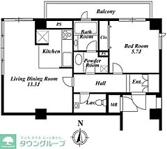 物件の間取り