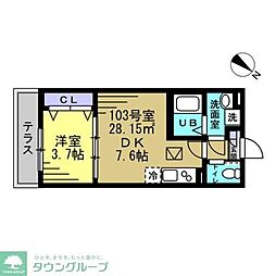 間取図画像 1DK