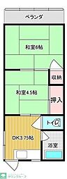 間取図画像 2DK