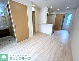 東武東上線 若葉駅 徒歩14分の賃貸アパート 1階1LDKのリビング/ダイニング