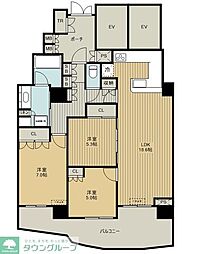 間取図画像 3LDK