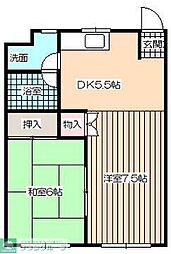 間取図画像 2DK