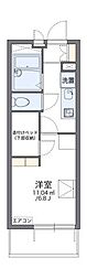 レオパレスエスペーロ 1Kの間取図画像
