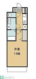 ウィズコート狭山 1Kの間取図画像