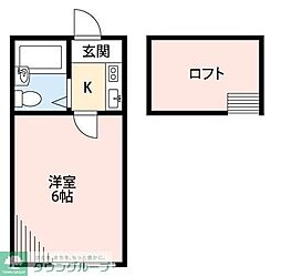 プラザドゥヴィンテージ 1Kの間取図画像
