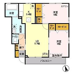 物件の間取り