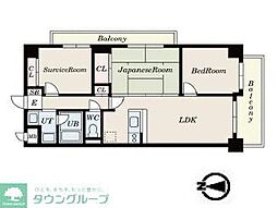 レジデンス八王子上野町 3LDKの間取図画像