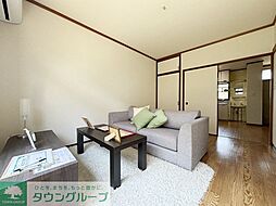 京王高尾線 めじろ台駅 徒歩12分の賃貸アパート 1階2DKのリビング/ダイニング