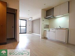 京王高尾線 高尾駅 徒歩32分の賃貸アパート 1階2LDKのリビング/ダイニング