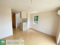 多摩都市モノレール 中央大学・明星大学駅 徒歩8分の賃貸アパート 1階1Kのリビング/ダイニング