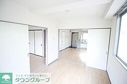 JR中央線 高尾駅 徒歩15分の賃貸マンション 3階2DKのリビング/ダイニング