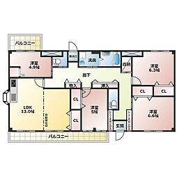 間取図画像 4LDK