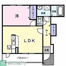 間取図画像 1LDK