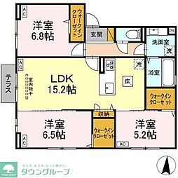 間取図画像 3LDK