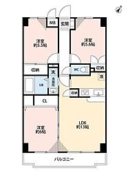 間取図画像 3LDK