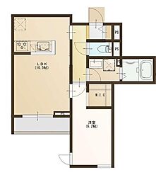 Ｐａｒｔｅｎｚａ松波さくら通り 102 1階1LDKの間取り
