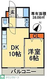 間取図画像 1LDK