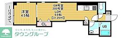 Cote d'Or Soga 1LDKの間取図画像