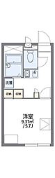 レオパレスブライトサニーハウス 1Kの間取図画像