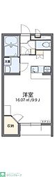 レオパレスフェアリ 1Kの間取図画像