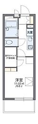 レオパレス蘇我加藤3 1Kの間取図画像